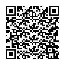 QR код за телефонен номер +19192261664