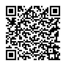 QR kód a telefonszámhoz +19192261840