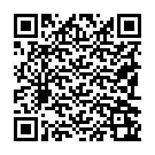 QR-Code für Telefonnummer +19192262333