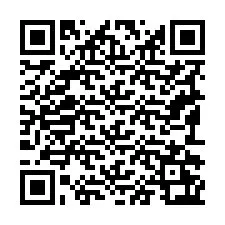 QR kód a telefonszámhoz +19192263105