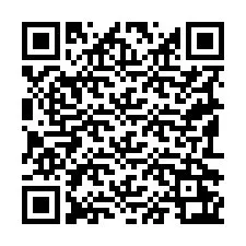 QR Code pour le numéro de téléphone +19192263254