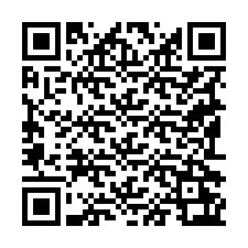 Kode QR untuk nomor Telepon +19192263266