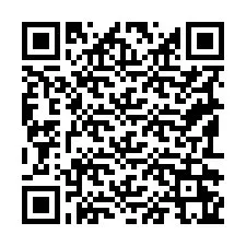 Kod QR dla numeru telefonu +19192265051