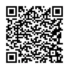 Kode QR untuk nomor Telepon +19192265133