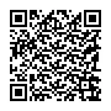Codice QR per il numero di telefono +19192267850