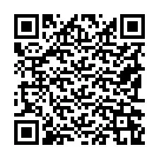 Codice QR per il numero di telefono +19192269097