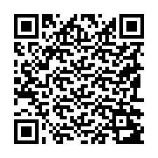 QR-koodi puhelinnumerolle +19192283456