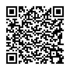 Codice QR per il numero di telefono +19192294412