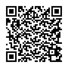 Código QR para número de telefone +19192470092