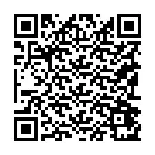 QR код за телефонен номер +19192471363