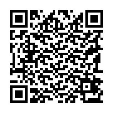 Código QR para número de telefone +19192473450