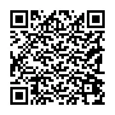 Código QR para número de telefone +19192474391