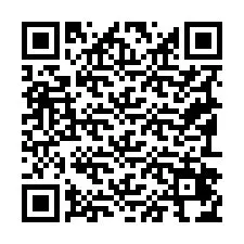 QR Code pour le numéro de téléphone +19192474449