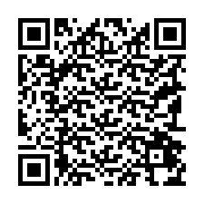 QR Code pour le numéro de téléphone +19192474780