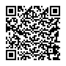 Código QR para número de telefone +19192476850