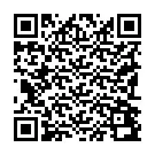 QR-code voor telefoonnummer +19192492334