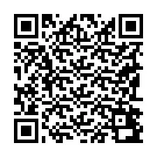 Codice QR per il numero di telefono +19192492476