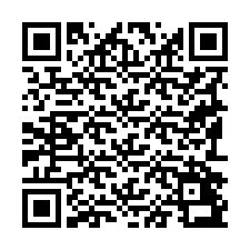 Codice QR per il numero di telefono +19192493616