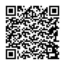 Codice QR per il numero di telefono +19192493617