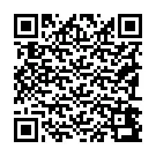 QR код за телефонен номер +19192493829