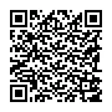 QR-code voor telefoonnummer +19192507026