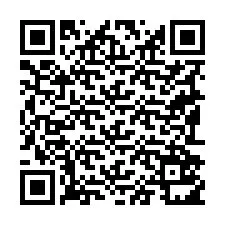 Código QR para número de telefone +19192511666