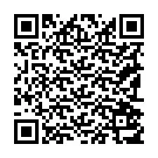 QR-Code für Telefonnummer +19192517791