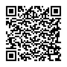 QR-koodi puhelinnumerolle +19192538456