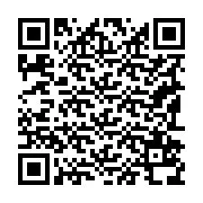 QR kód a telefonszámhoz +19192538565