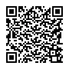 Kode QR untuk nomor Telepon +19192560042