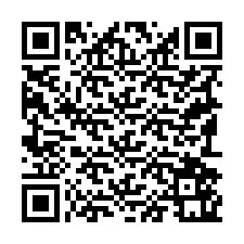 QR-Code für Telefonnummer +19192561714