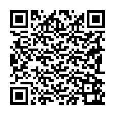 Codice QR per il numero di telefono +19192562232