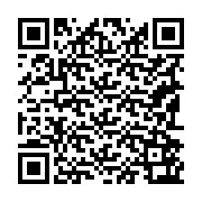 Código QR para número de teléfono +19192563275