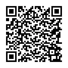 Código QR para número de teléfono +19192563643