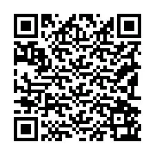 Codice QR per il numero di telefono +19192563731