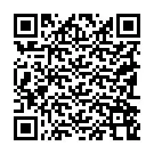 Codice QR per il numero di telefono +19192568678