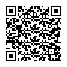 QR-koodi puhelinnumerolle +19192571389