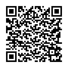 QR-koodi puhelinnumerolle +19192571494