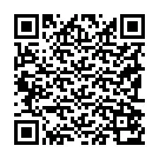 Código QR para número de telefone +19192572292