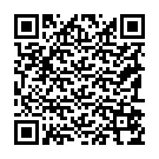 Kode QR untuk nomor Telepon +19192574041