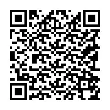 QR kód a telefonszámhoz +19192574299