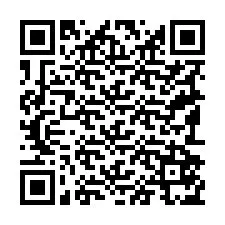 Codice QR per il numero di telefono +19192575210