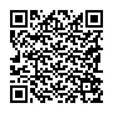 Codice QR per il numero di telefono +19192575676