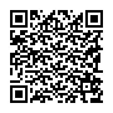 QR-Code für Telefonnummer +19192576532