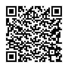 Codice QR per il numero di telefono +19192578433