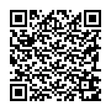 QR Code pour le numéro de téléphone +19192601102