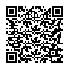 QR-koodi puhelinnumerolle +19192601171