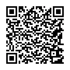 QR-koodi puhelinnumerolle +19192603177