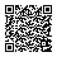 QR код за телефонен номер +19192603494