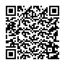 QR-код для номера телефона +19192603524